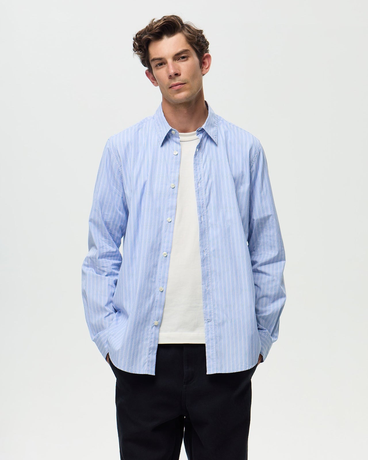 ALAN Shirt – Azure Blue