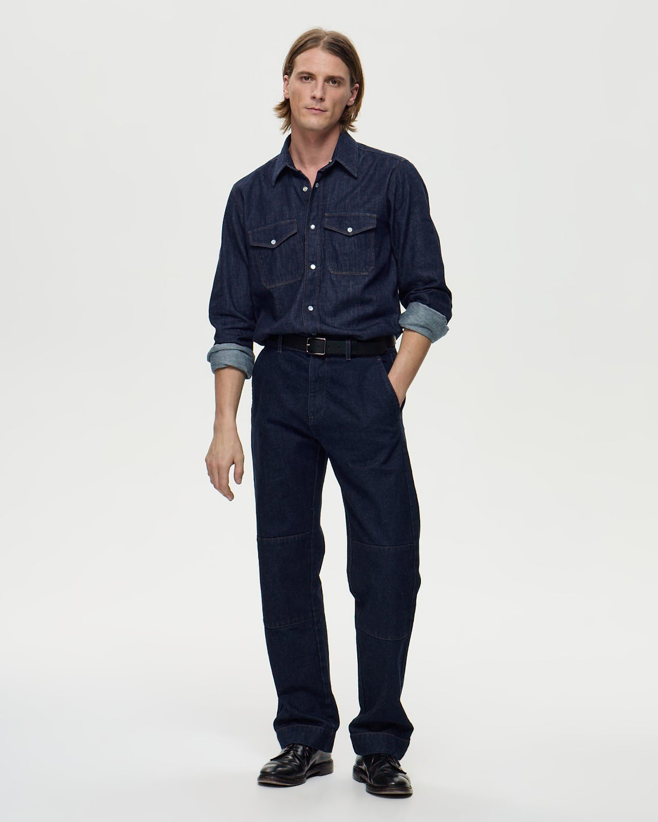 HARRIS Shirt – Rinsed Denim