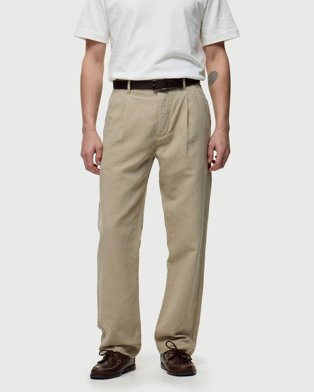 DIEGO Tencel/Linen Chino - Bamboo Beige