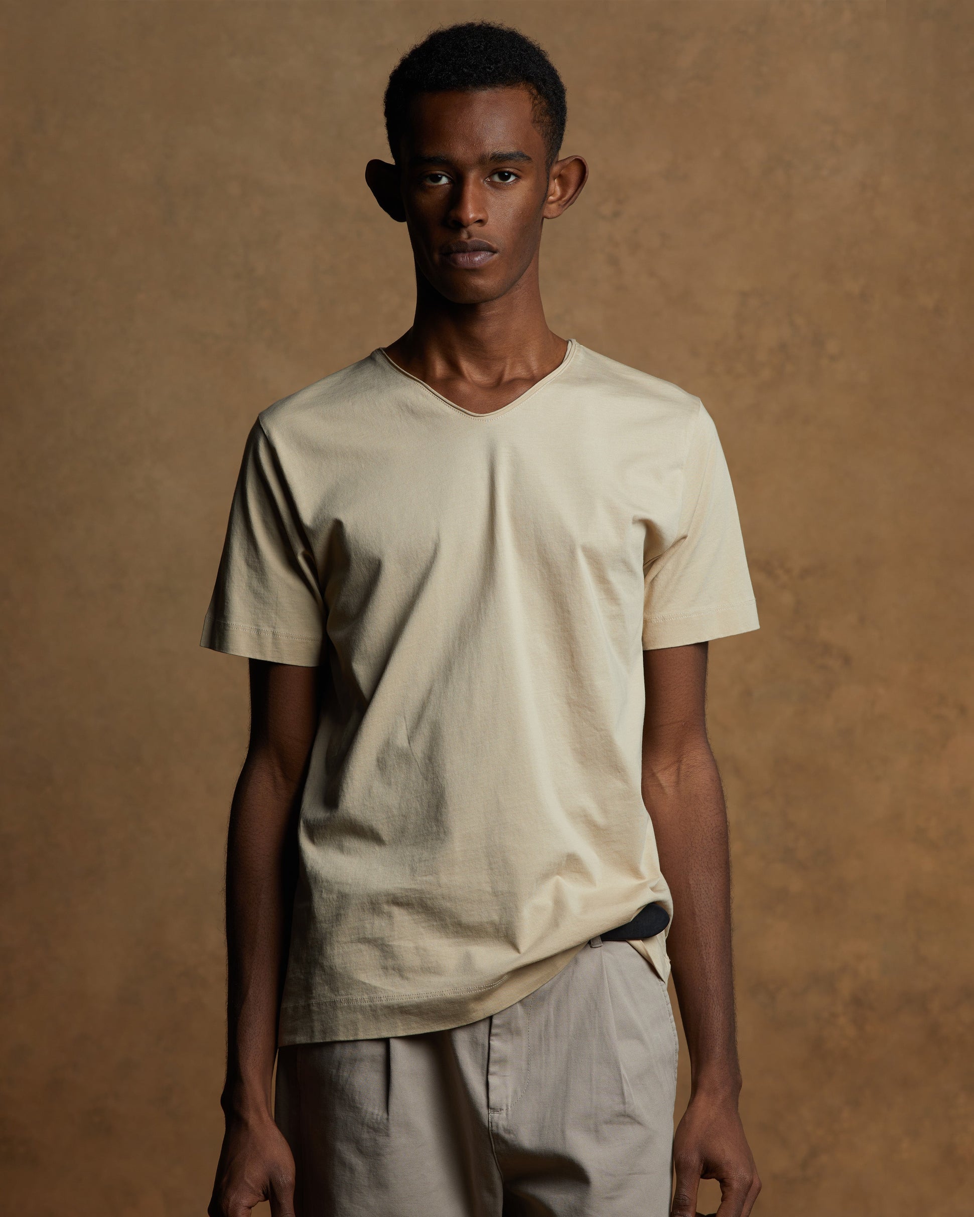 BARRY T-shirt - Sand