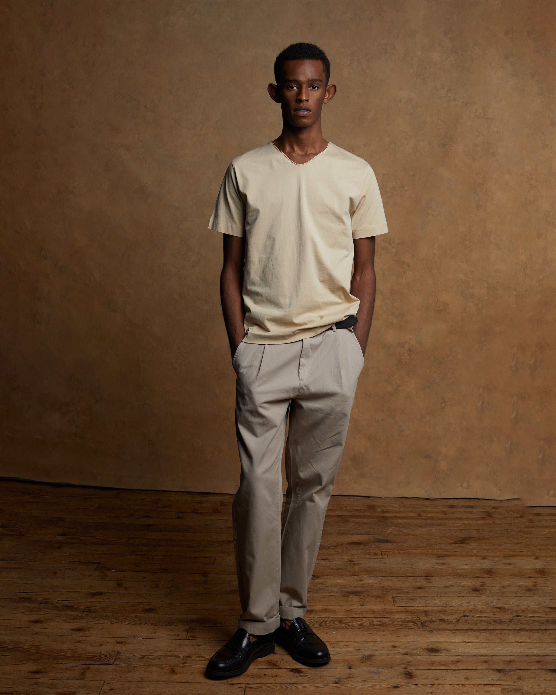 BARRY T-shirt - Sand