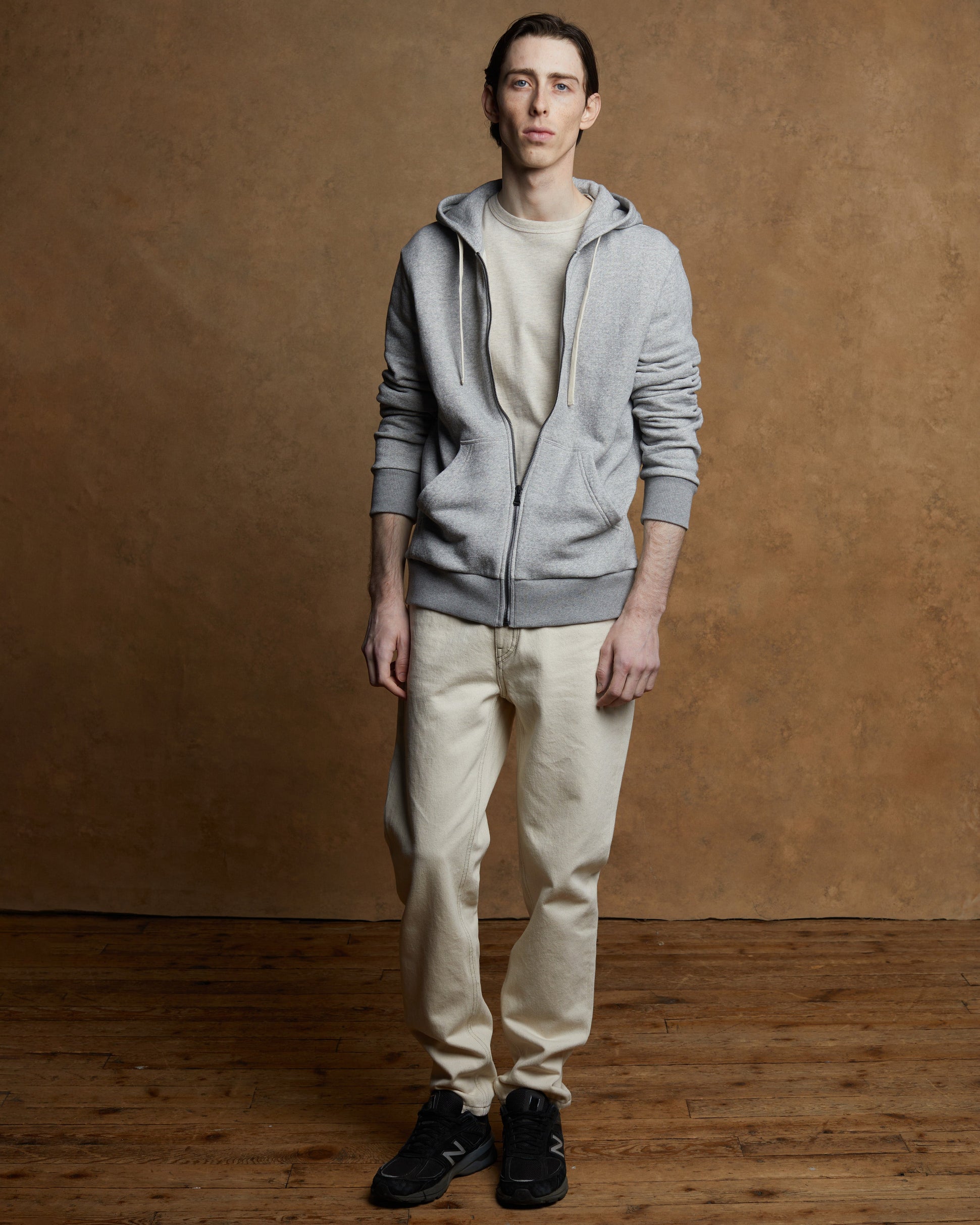 DENZEL Hoodie - Gris chine