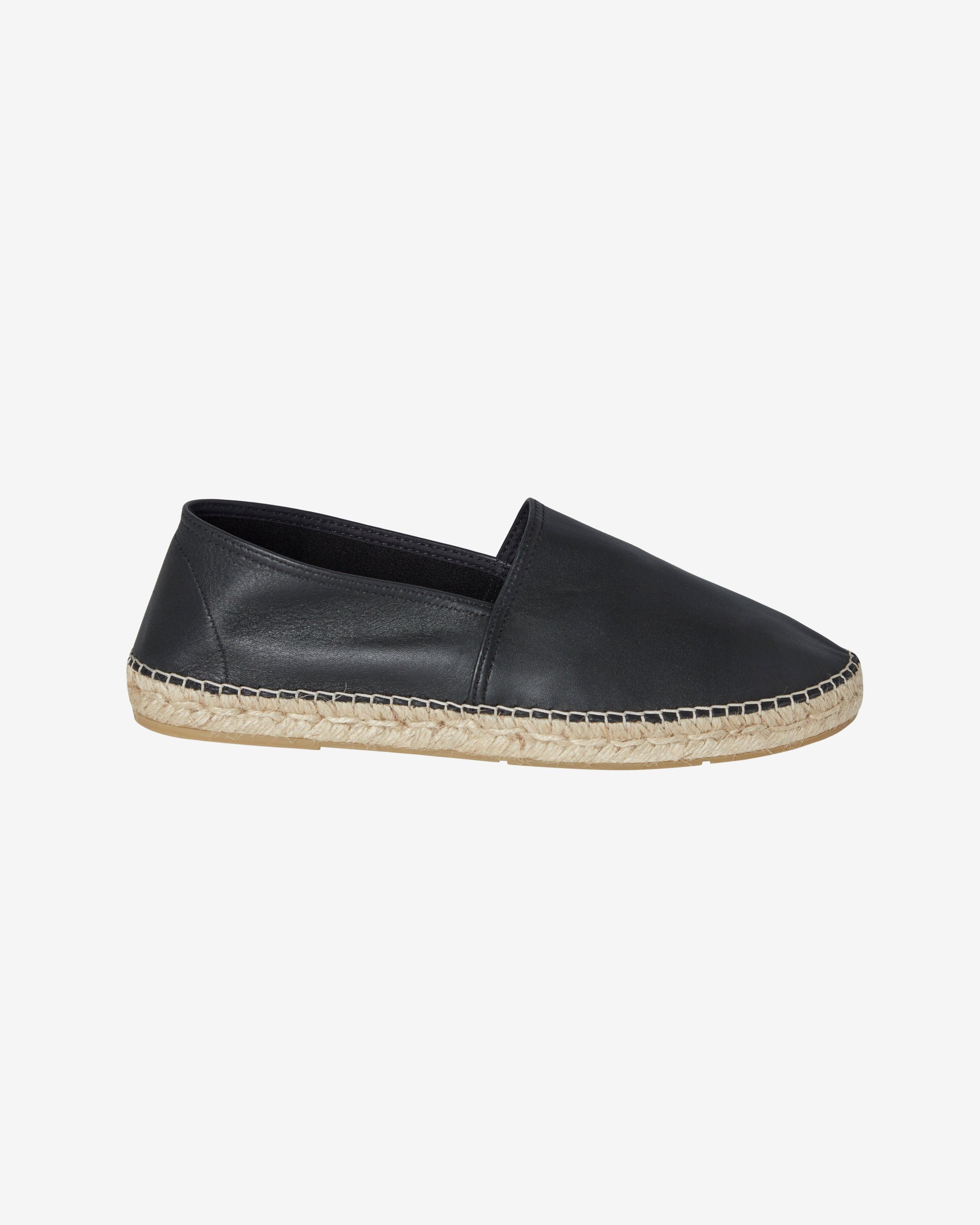 FANTAISIE Leather Espadrilles - Noir