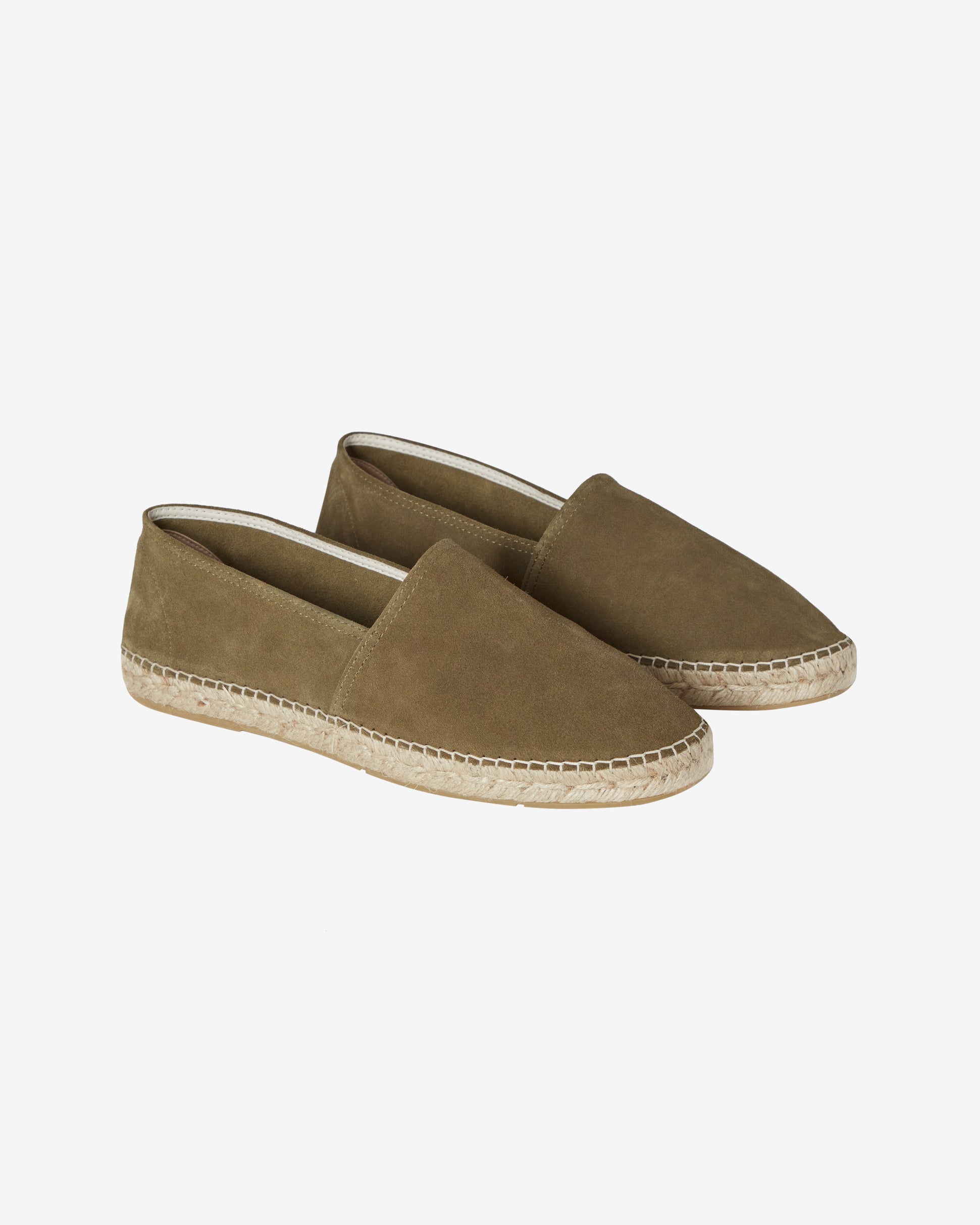 FANTAISIE Suede Espadrilles - Khaki