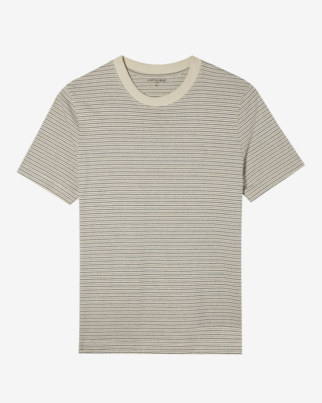 T-shirt FINCA - Natural/Navy
