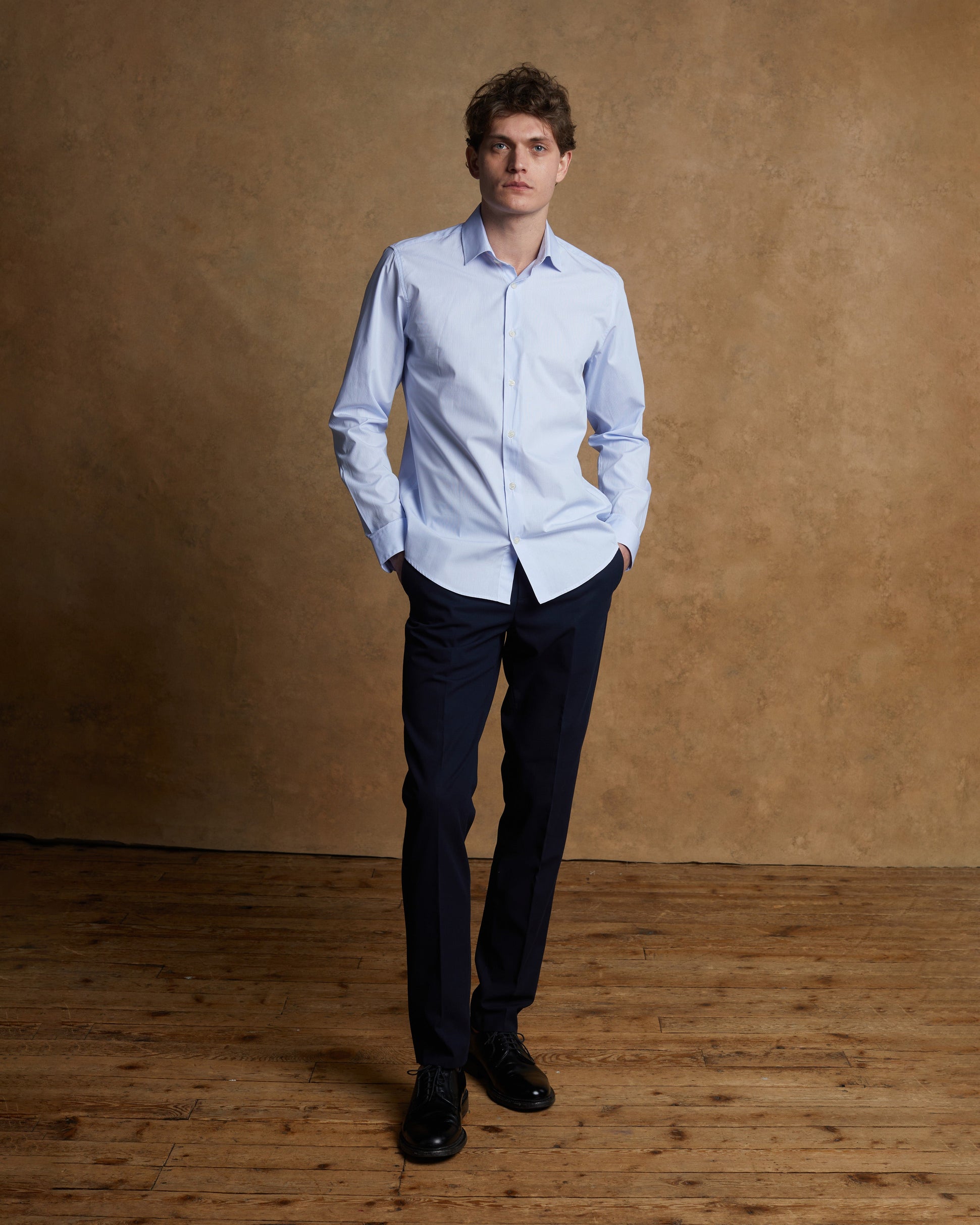 FRANCIS Shirt - White/Ciel