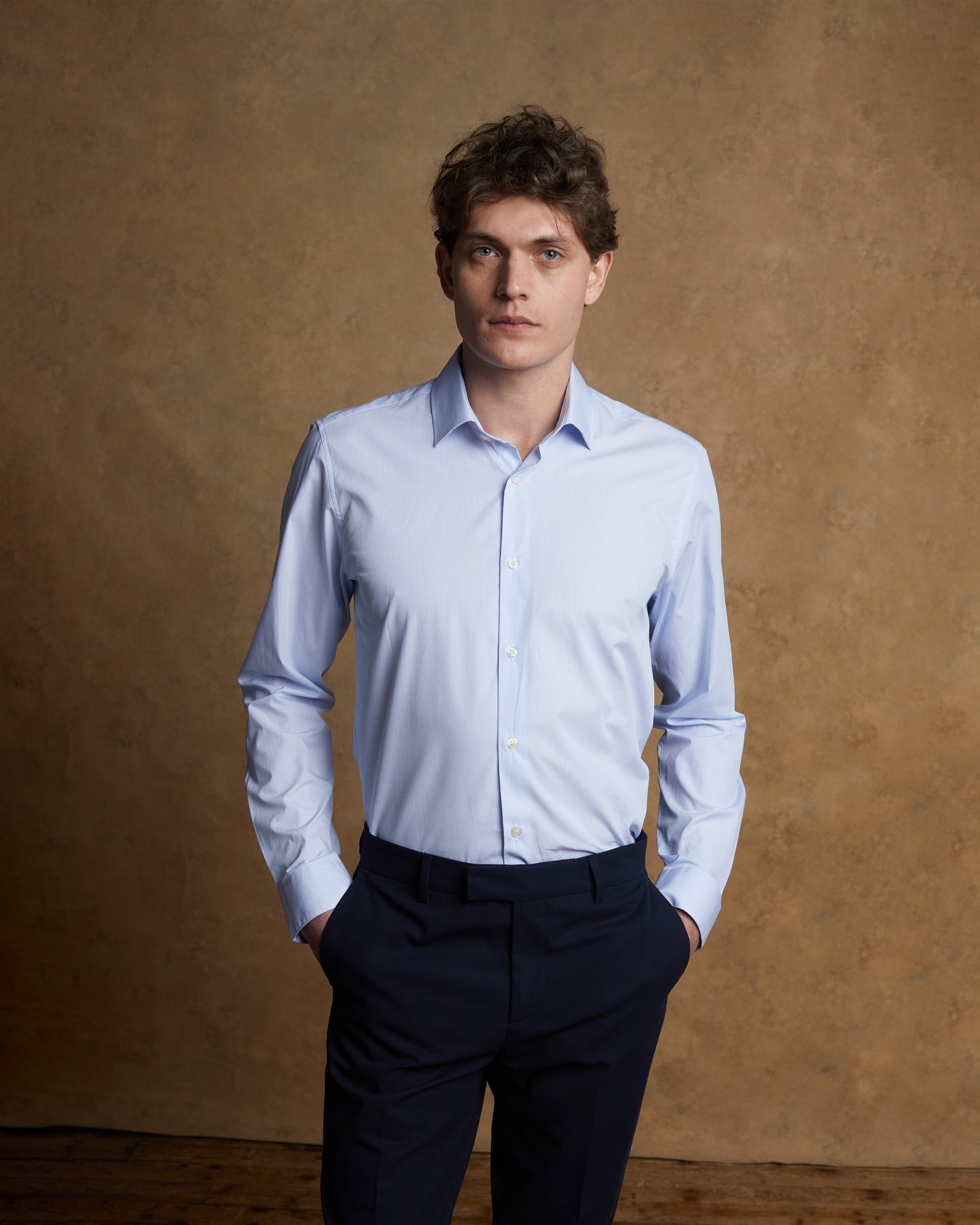 FRANCIS Shirt - White/Ciel