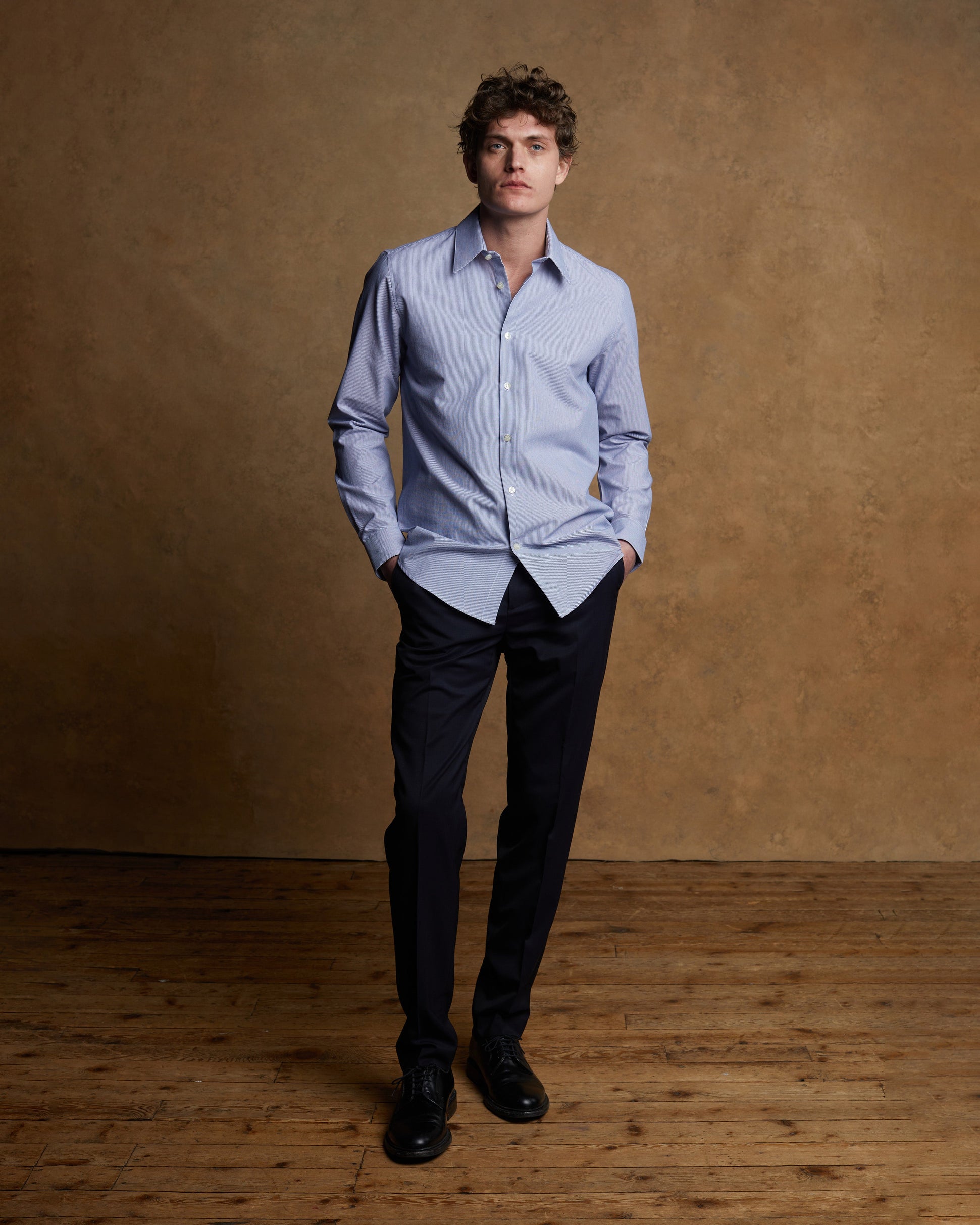 FRANZ Shirt - White/Blue