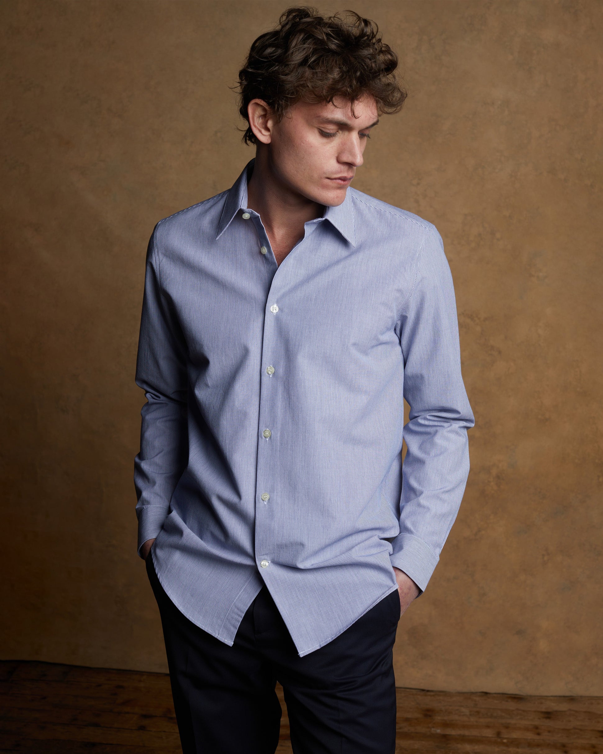 FRANZ Shirt - White/Blue