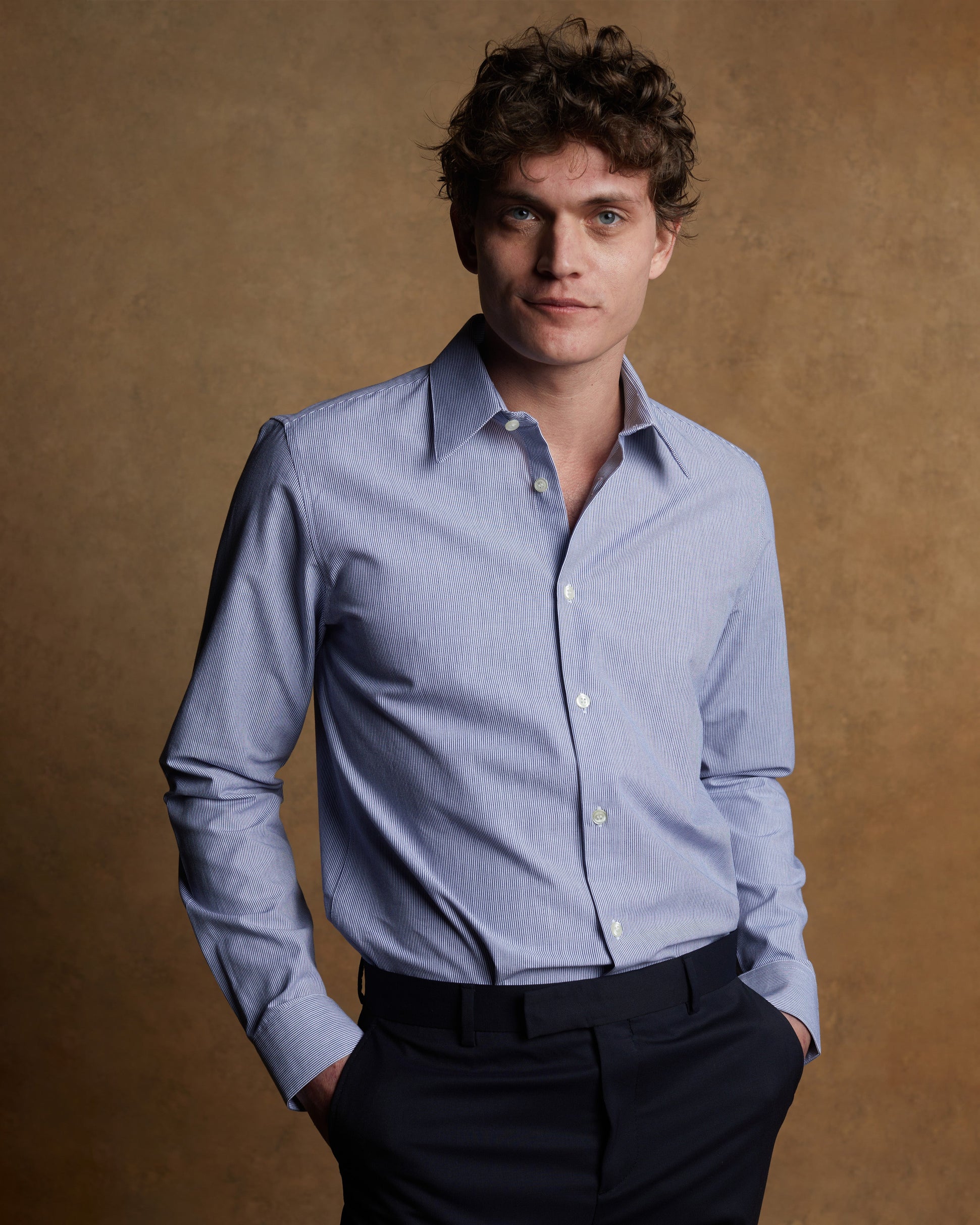 FRANZ Shirt - White/Blue