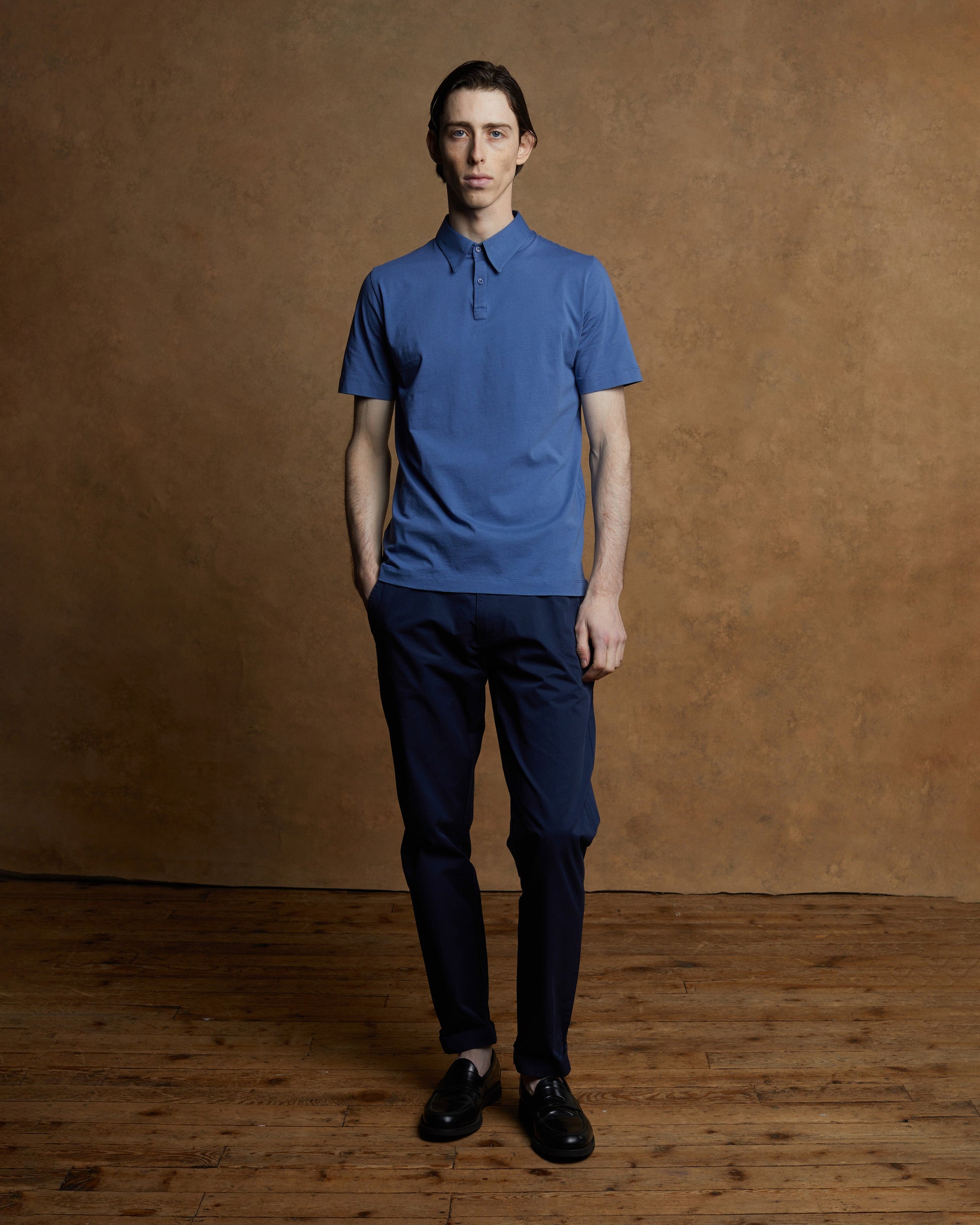 FREJUS Polo - Blu Bleach