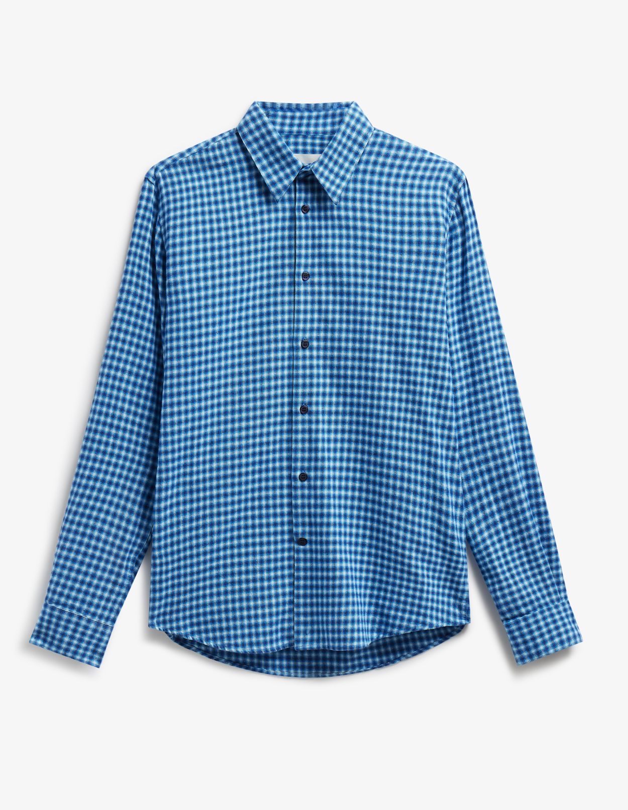 CHEYENNE Shirt – Bleu/Ecru