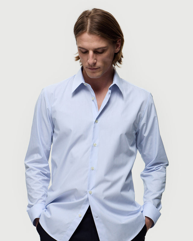 HANOVRE Shirt – White/Azure