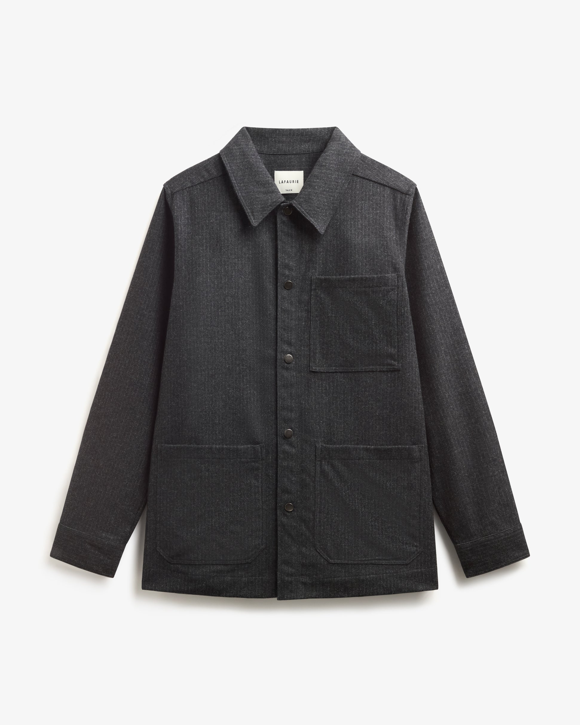 LEONARD Striped Jacket – Grey
