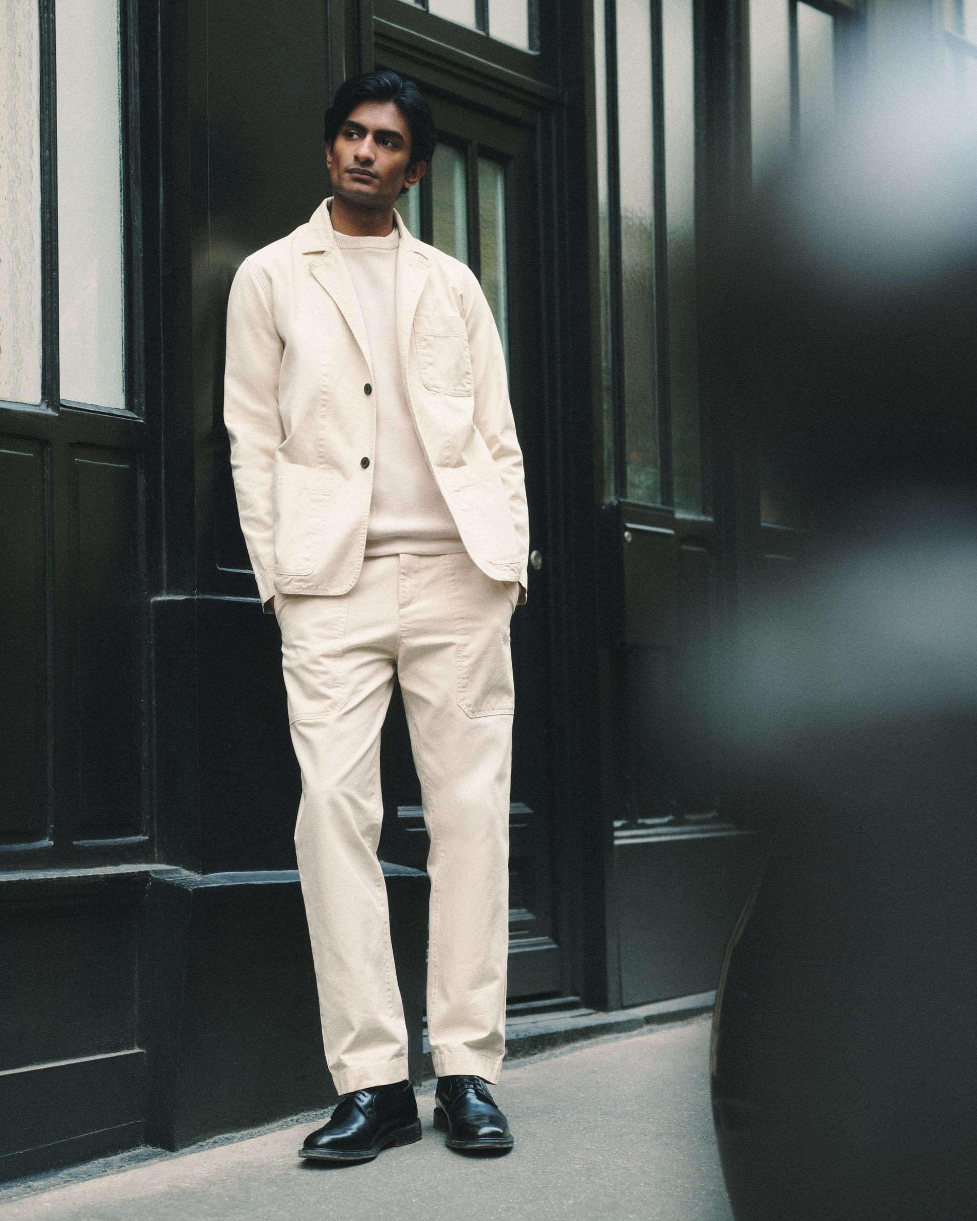 HAUSSMANN Architect's Jacket - Ivory White