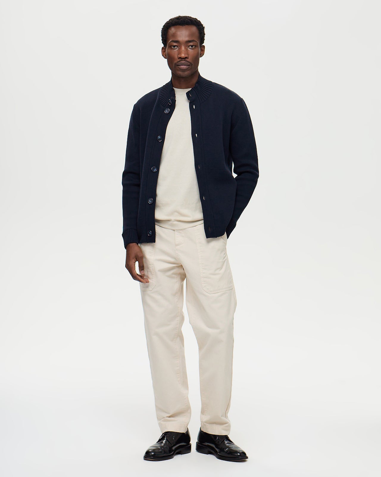 HUMBERTO Cardigan - Navy