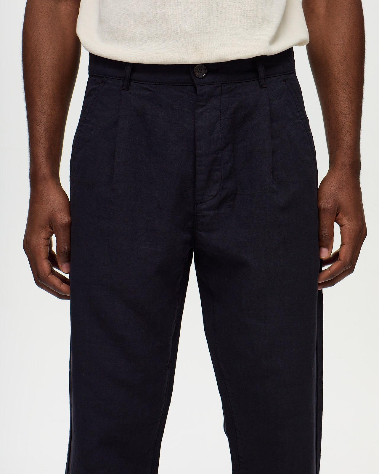 DIEGO Tencel/Lin - Dark Navy