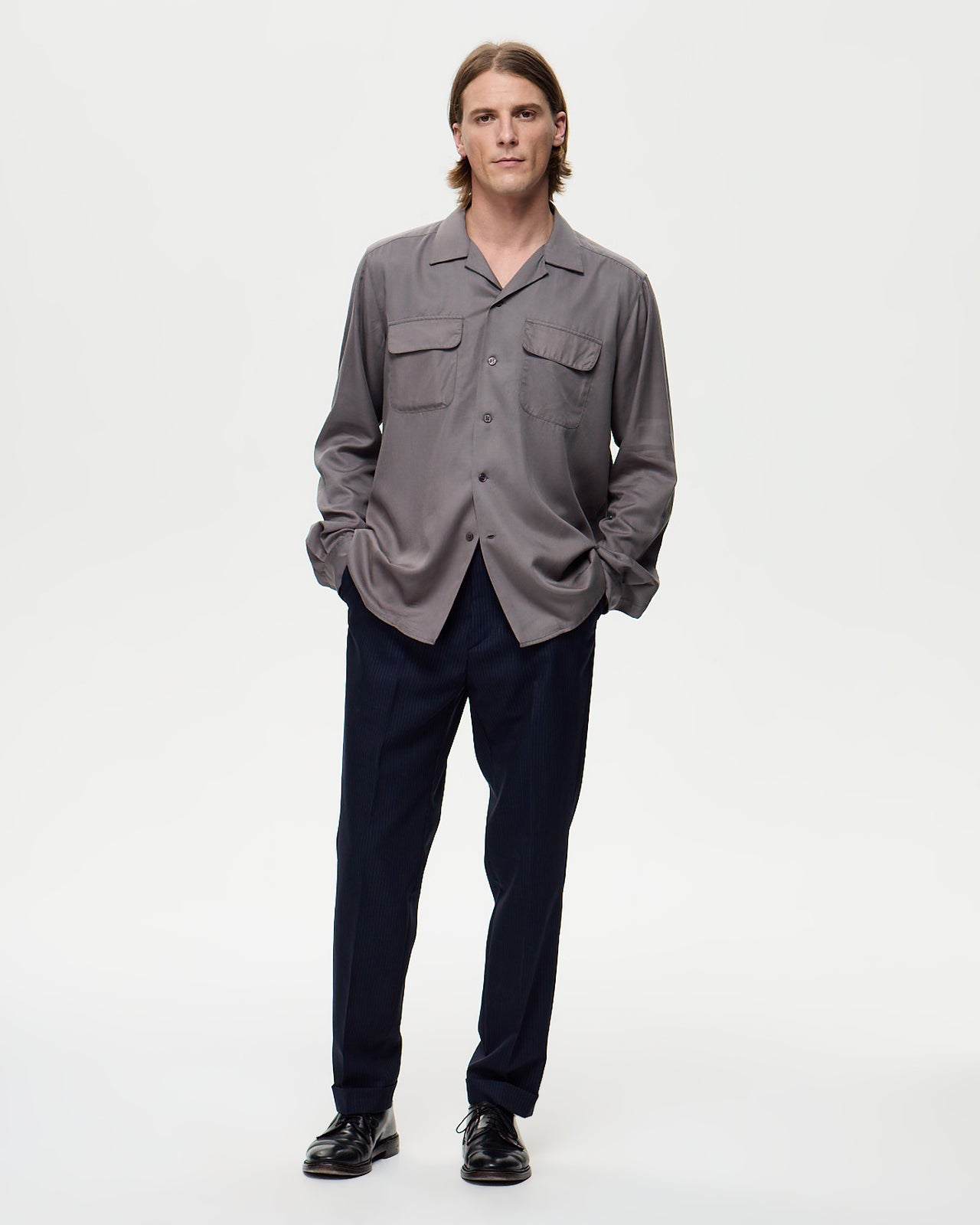 HANNAH Shirt – Lead Grey