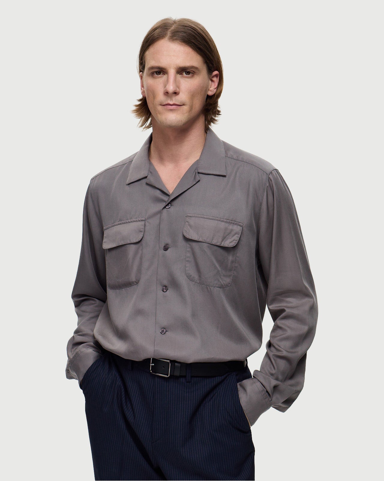 HANNAH Shirt – Lead Grey